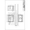 V&B Waschtischunterschrank FINION 800x603x501mm AP Gl bl ma glos. wh lacq.
