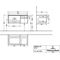 V&B Waschtischunterschrank SUBWAY 3.0 1001x422,5x516mm f SWT li Gri Vo bl Br w