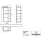 V&B Mittelschrank SUBWAY 3.0 574x1200x362mm 1x of f A li G. Al g Br w