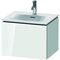 Duravit Waschtischunterbau L-CUBE 400x520x421mm weiß hochglanz