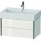 Duravit Waschtischunterbau XVIU 397x784x454mm Prof. sw ma weiß hochglanz