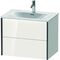 Duravit Waschtischunterbau XVIU 557x710x480mm Prof. sw ma weiß hochglanz