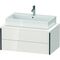 Duravit Konsolenunterschrank XVIU 400x900x548mm Prof. sw ma weiß hochglanz
