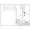 TOTO Automatikarmaturenauslauf UP eckig, 2 l/min, Ausladung 175mm chrom