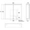 Emco LED-Lichtspiegelschr. PURE 2 DESIGN AP 800x711mm 2-tü m Lichtsegel Aluminiu