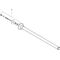 Handtuchhalter AXOR MONTREUX 433mm, Wandmontage brushed brass