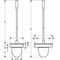 Toilettenbürstenhalter AXOR UNIVERSAL mattschwarz