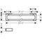 Badetuchhalter AXOR UNIVERSAL 800mm mattschwarz