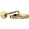 Kopfbrause 280 1jet AXOR ONE mit Brausearm polished gold optic