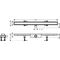 HG Duschrinne RainDrain Compact Komplettset 900mm