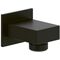 V&B Wandanschlussbogen UNIVERSAL SHOWERS 46x51x35mm, eckig matt black