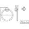 V&B Handtuchring ELEMENTS TENDER 164x32x185mm, rund chr