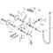 2-Griff-Wannenarmatur AXOR MONTREUX DN 15, Aufputz brushed gold optic