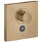 Thermostat SQUARE AXOR SHOWERSOLUTIONS Highflow UP f 1 Verbr u 1Abgang bru bro