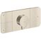 Fertigmontageset AXOR ONE f UP-Thermostat 3 Verbr brushed nickel