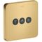 Ventil SHOWERSELECT SOFT AXOR UP für 3 Verbraucher brushed gold optic