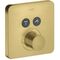 Thermostat SHOWERSELECT SOFT AXOR UP für 2 Verbraucher brushed brass