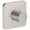 Thermostatmodul AXOR CITTERIO E DN 20 UP 12x12 stainless steel optic