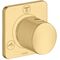 Abstell- u Umstellventil AXOR CITTERIO M T/Q Unterputz brushed gold optic