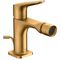 Einhebel-Bidetmischer AXOR CITTERIO M DN 15 m ZAG 1 1/4Zoll brushed gold optic