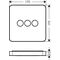 HG Fertigmontageset AXOR ShowerSelect V UP 3 Verbr softsquare mattschwarz