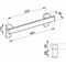Keuco Haltegriff AXESS silber-eloxiert 400mm
