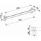 Keuco Haltegriff AXESS silber-eloxiert 700mm