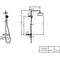 V&B Duschsystem UNIVERSAL SHOWERS 278x576x1096mm chrom