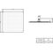 V&B Regenbrause UNIVERSAL SHOWERS Deckenm ec 300x300x51mm 19,7 l/min chr