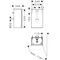 HG Waschtischunterschrank Xevolos E TA re 340x555x245mm Ko mweiß we met