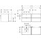 HG Waschtischunterschrank Xevolos E 1370x555x550mm Ko beige ma Fr Ei deunkel