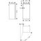 HG Halbhochschrank Xevolos E 890x400x360mm TA li Ko beige ma Fr beige
