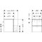 HG Waschtischunterschrank Xelu Q 480x605x475mm diamantengr ma Gri mweiß
