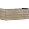 HG Waschtischunterschrank Xelu Q 1180x485x550mm eiche natur Griff chrom