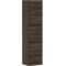 HG Hochschrank Xelu Q 1650x400x350mm NB du Griff mattschwarz