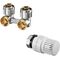 OV Anschluss-Set Multiflex F Eckf mit Thermostat vindo TH G 1/2Zoll IG