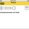 Sechskantschraube DIN 931 Schaft M12x 50 Messing 50 Stück - VPE: 50