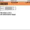 Dübel R 88381 FormAS-K 8x 49/7,0 Ku. 100 Stück TOX - VPE: 100