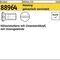Hülsenmutter R 88964 Liko IG M6x 20 Messing galv. vernickelt 100 Stück - VPE: 100