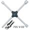 Kreuzschlüssel 705N 17x19x13/16x21 mm() L380 mmxB380mm HAZET