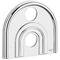 Grohe Rosette f Chiara Therm. FMS 235x218 chr/mattc