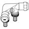 Grohe WAS Doppelventil 1/2" 1-fach chr