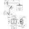 UP-Duschsystem GROHTHERM m Thermostat und Kopfbrause rd chr
