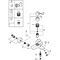 Grohe Einhand-Wannenbatterie EUROSMART 1/2Zoll chr