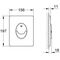 Grohe WC-Betätigung SKATE AIR 156x197mm phantom black