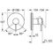 Grohe Einhand-Brausebatterie ATRIO FMS zu 35604 supersteel