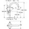 Grohe Einhand-Wannenbatterie ATRIO FMS, Bodenmontage chrom