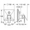 Grohe EH-Batterie ALLURE BRILLIANT FMS 3W-Umst hard graphite gebürstet