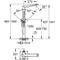 GROHE EH-Wannenbatterie Allure Brilliant FMS, Bodenmontage supersteel