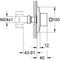 Grohe UP-Ventil-Oberbau ALLURE BRILLIANT FMS supersteel